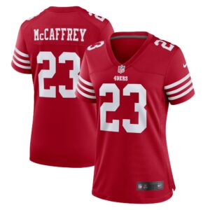 Christian McCaffrey San Francisco 49ers  Women's Game Player Jersey - Scarlet