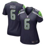 Quandre Diggs Seattle Seahawks  Women's Player Game Jersey - College Navy