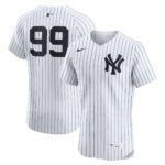New York Yankees Aaron Judge #99 White Home Elite Player Jersey