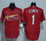 St. Louis Cardinals #1 Ozzie Smith Red New Cool Base Stitched Jersey