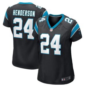 C.J. Henderson Carolina Panthers  Women's Game Player Jersey - Black