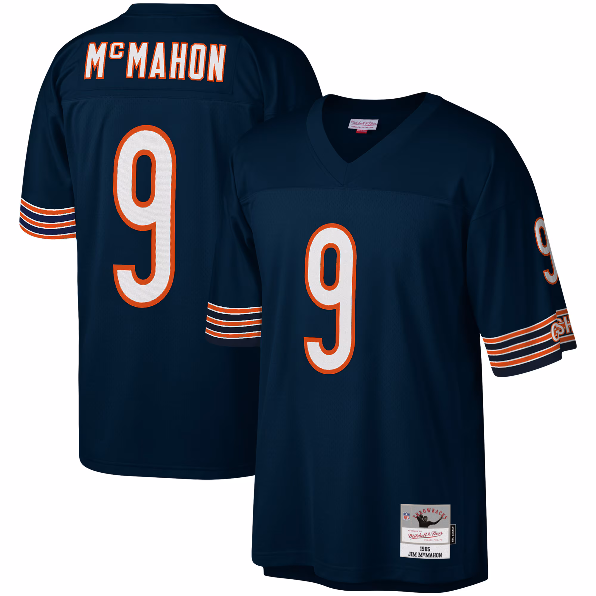 Jim McMahon Chicago Bears Legacy Replica Jersey - Navy