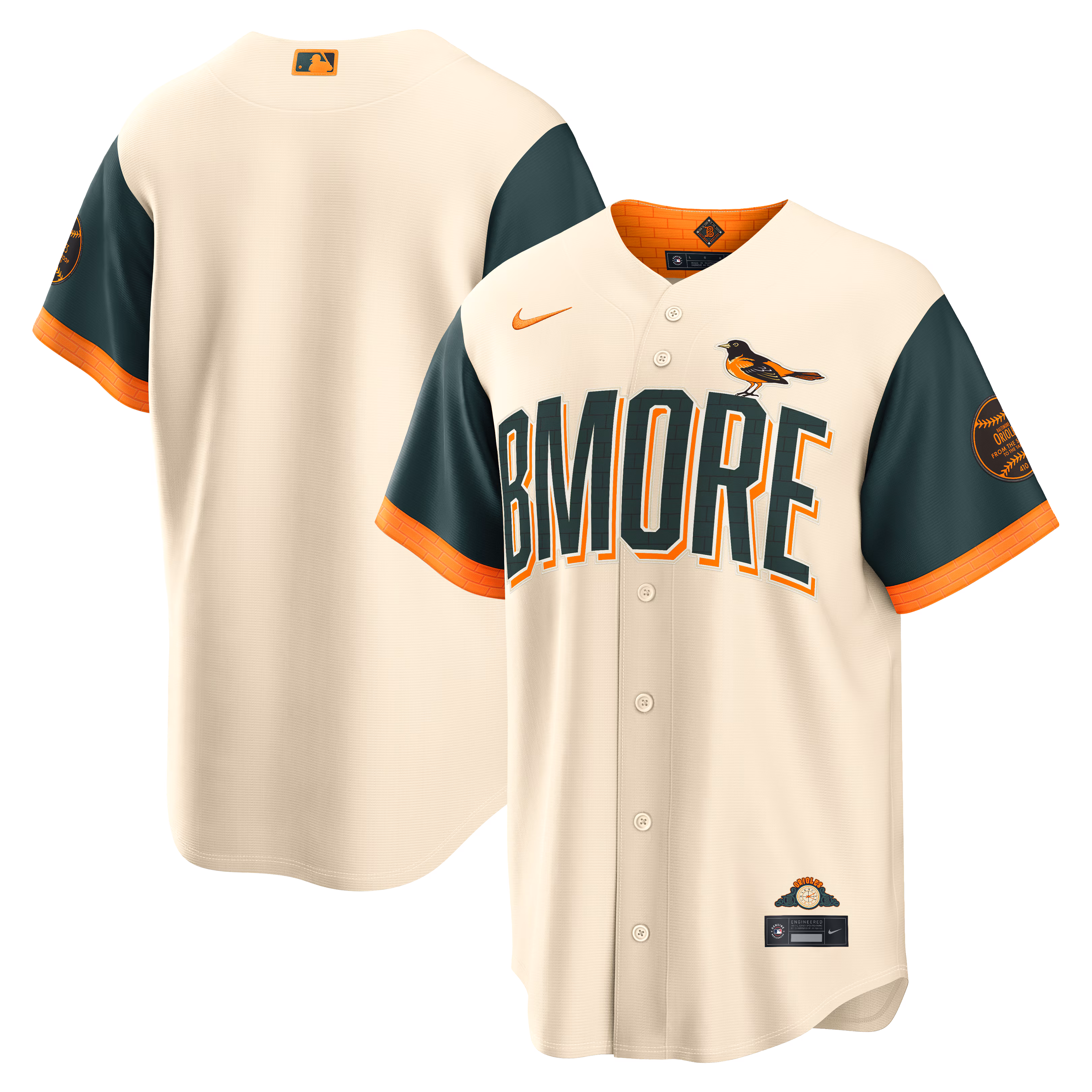 Baltimore Orioles Cream 2026 City Connect Stadium Jersey