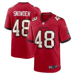 Charles Snowden Tampa Bay Buccaneers  Home Game Player Jersey - Red