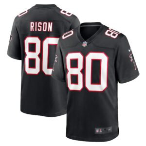 Atlanta Falcons Andre Rison #80 Black Retired Player Jersey