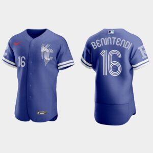 Men's #16 Andrew Benintendi Kansas City Royals 2022 City Connect Jersey - Royal