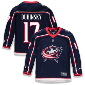 Brandon Dubinsky Columbus Blue Jackets Youth Home Replica Player Jersey - Navy
