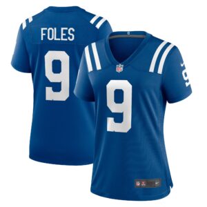 Nick Foles Indianapolis Colts  Women's Player Game Jersey - Royal