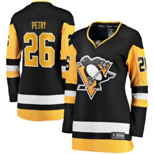 Jeff Petry Pittsburgh Penguins Women's Home Breakaway Player Jersey - Black