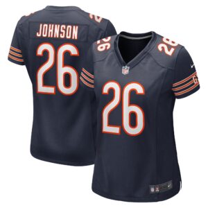 Quindell Johnson Chicago Bears Women's Team Game Jersey -  Navy