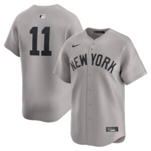 New York Yankees Anthony Volpe #11 Gray Road Limited Player Jersey