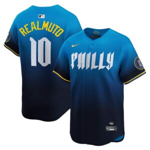 Philadelphia Phillies J.T. Realmuto #10 Navy City Connect Limited Jersey