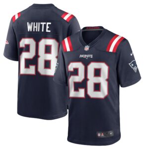 James White New England Patriots Game Player Jersey - Navy