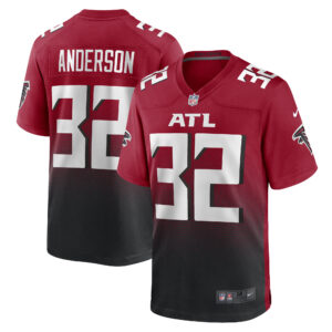 Jamal Anderson Atlanta Falcons Retired Player Alternate Game Jersey - Red