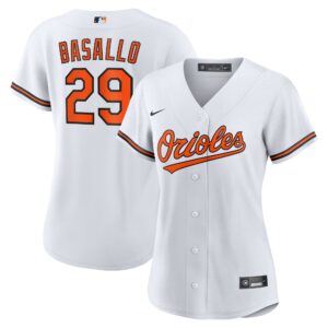 Women's Baltimore Orioles Samuel Basallo #29 White Replica Player Jersey