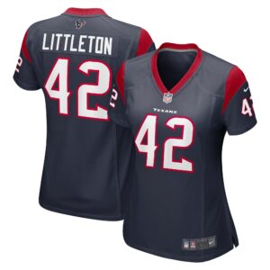 Cory Littleton Houston Texans Women's Women's Team Color Jersey - Navy