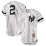 New York Yankees Mitchell & Ness White Cooperstown Collection 1996 Authentic Home Jersey