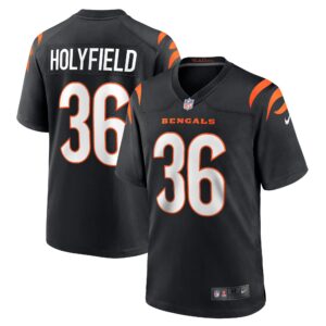 Elijah Holyfield Cincinnati Bengals  Game Player Jersey - Black