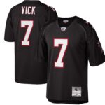 Michael Vick Atlanta Falcons  Big & Tall 2002 Retired Player Replica Jersey - Black