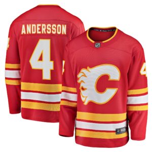 Rasmus Andersson Calgary Flames Home Team Breakaway Player Jersey - Red