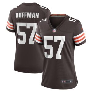Brock Hoffman Cleveland Browns  Women's Game Player Jersey - Brown