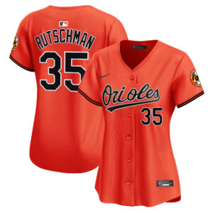 Women's Adley Rutschman #35 Baltimore Orioles Vapor Premier Limited Jersey - Orange