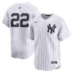 Men's New York Yankees #22 Juan Soto  White Home Limited Jersey
