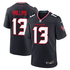 DelShawn Phillips Houston Texans Team Game Jersey -  Navy