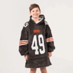 Kid C.S 49 Cleveland Football Unisex Blanket Hoodie