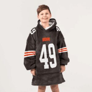 Kid C.S 49 Cleveland Football Unisex Blanket Hoodie