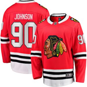 Tyler Johnson Chicago Blackhawks Home Team Breakaway Player Jersey - Red