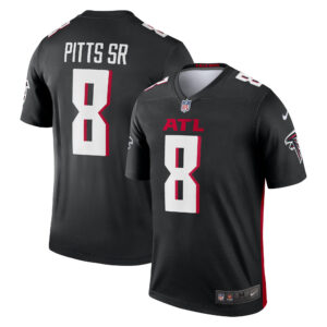 Atlanta Falcons Kyle Pitts Sr. #8 Black Legend Player Performance Top