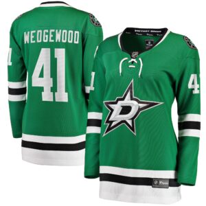 Scott Wedgewood Dallas Stars Women's Home Breakaway Player Jersey - Kelly Green