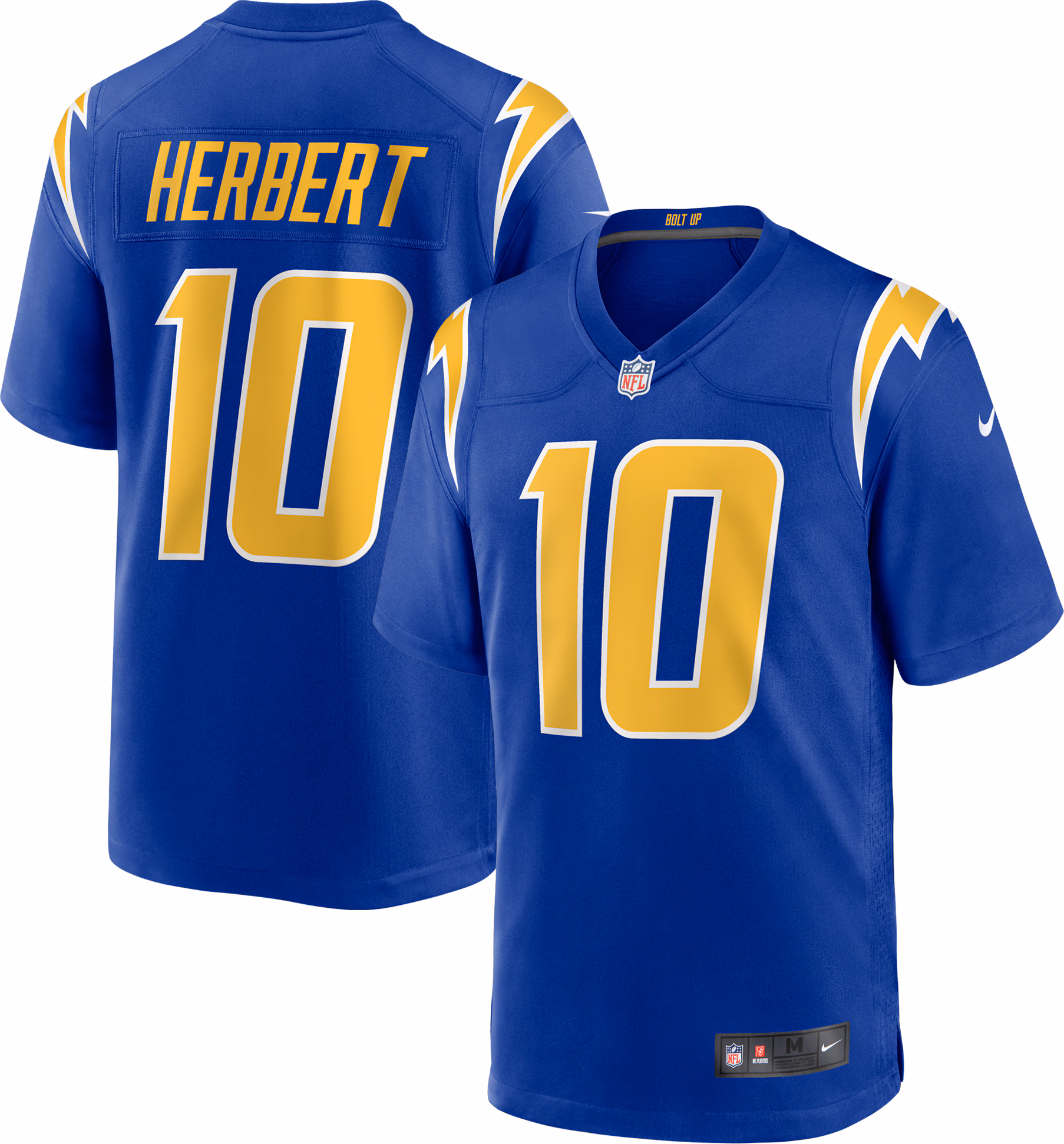 Justin Herbert Los Angeles Chargers 2nd Alternate Game Jersey - Royal