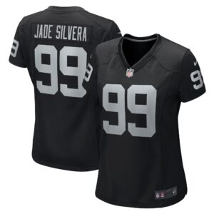 Nesta Jade Silvera Las Vegas Raiders Women's Team Game Jersey -  Black