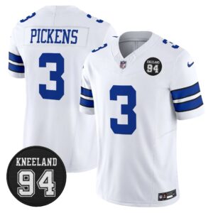 Dallas Cowboys #94 Marshawn Kneeland Memorial Patch Vapor Limited Jersey - All Stitched