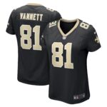 Nick Vannett New Orleans Saints Women's Game Jersey - Black