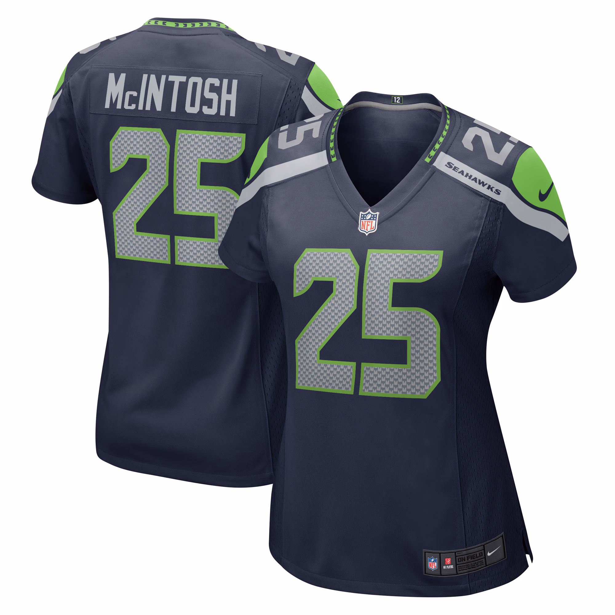 Kenny McIntosh Seattle Seahawks Women's  Game Jersey - College Navy