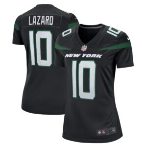Allen Lazard New York Jets  Women's Alternate Game Jersey - Stealth Black