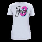 Bam Adebayo New Era Miami Mashup Vol. 2 Women's Name & Number Tee