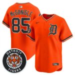 Kevin McGonigle #85 Detroit Tigers Alternate Vapor Premier Limited Jersey - Orange
