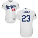 Los Angeles Dodgers #23 Kirk Gibson White Flexbase Collection 2017 World Series Bound Stitched Jersey
