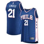 Joel Embiid Philadelphia 76ers  Fast Break Replica Team Color Player Jersey Royal - Icon Edition