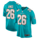 Salvon Ahmed Miami Dolphins Game Jersey - Aqua