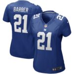 Tiki Barber New York Giants Women's Game Retired Player Jersey - Royal