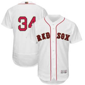Boston Red Sox #34 David Ortiz White FlexBase 2019 Gold Program Cool Base Stitched Jersey