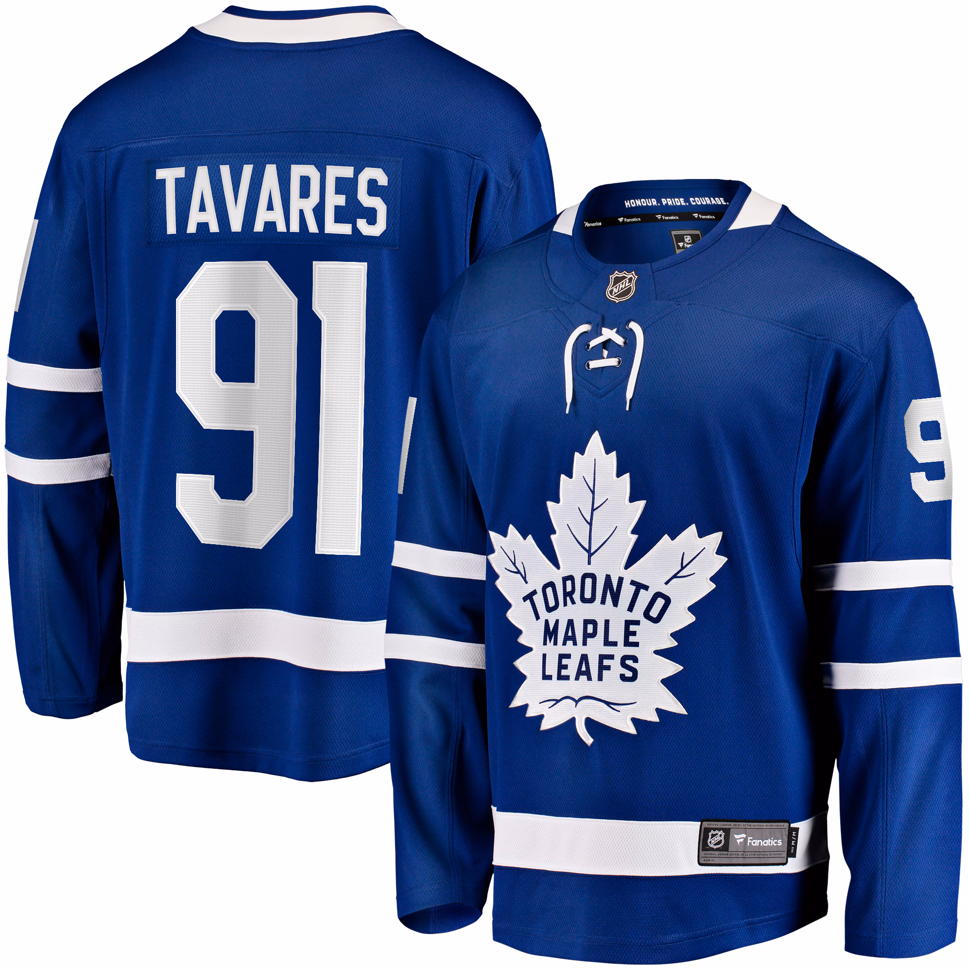 Toronto Maple Leafs John Tavares #91 Fanatics Blue Home Breakaway Player Jersey