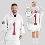 Adult 1 Alabama Football Unisex Blanket Hoodie