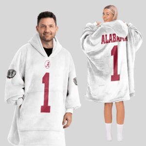 Adult 1 Alabama Football Unisex Blanket Hoodie