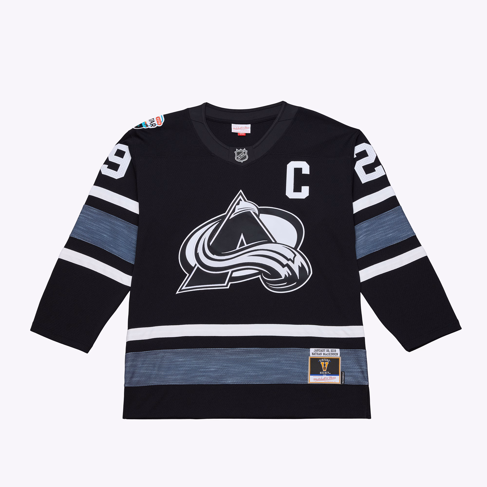 Nathan MacKinnon #29 Mitchell & Ness Black 2019 All-Star Game Power Play Jersey